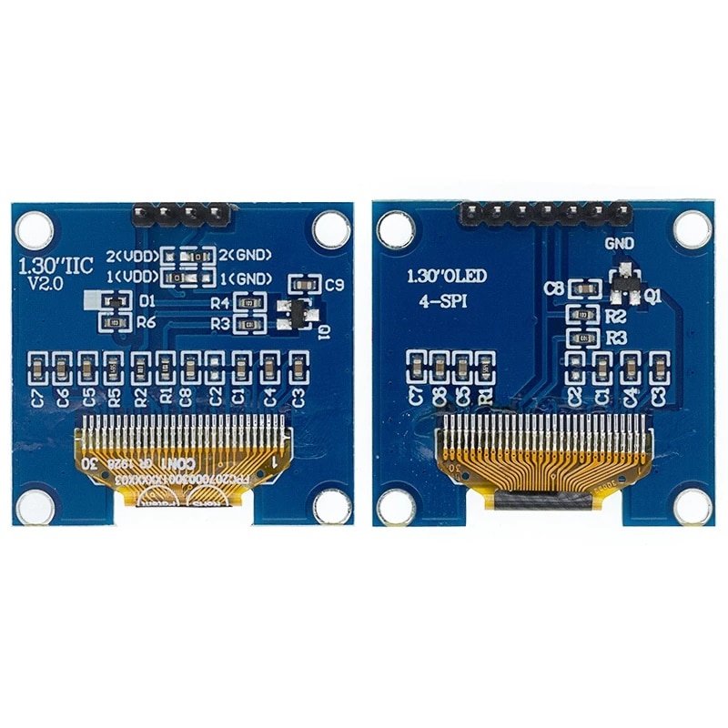 Mô-đun Màn Hình OLE 1.3 Inch 128X64SPI/IIC I2C 1.3 Inch