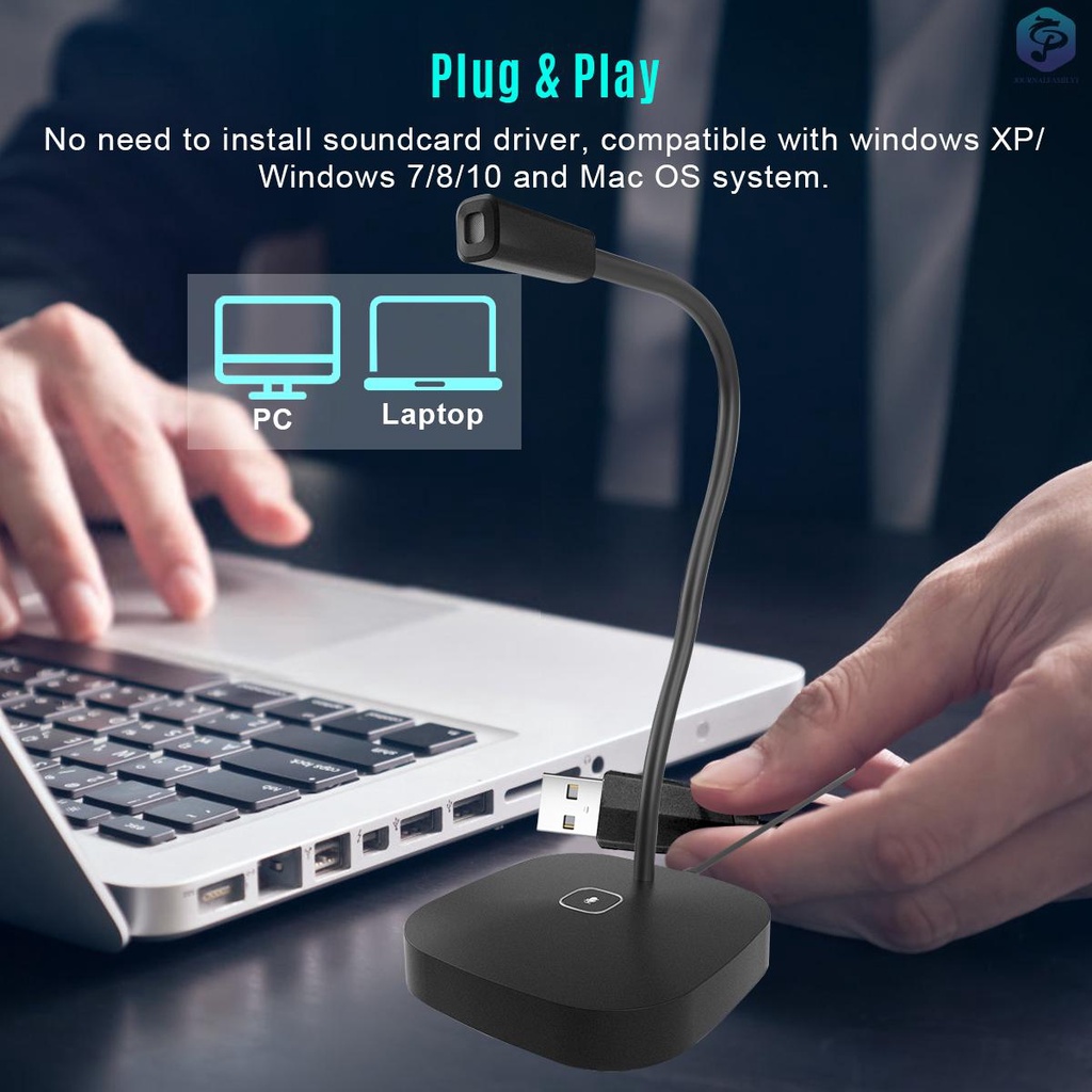 Micro Để Bàn Có Dây Usb Xoay 360 Độ Có Thể Điều Chỉnh Không Gây Tiếng Ồn | BigBuy360 - bigbuy360.vn