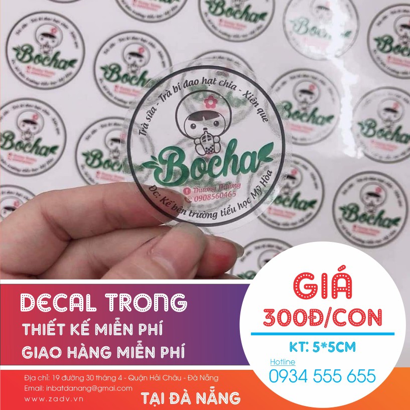 In decal sữa chống nước tại Quảng Nam Quảng Ngãi 🚀[FREESHIP]🚀