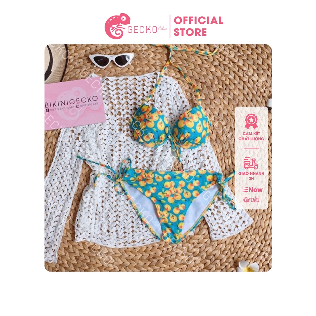 Bikini Đồ Bơi 2 Mảnh Gọng Nâng Ngực Buộc Nơ GK0264 (Ảnh Thật Nhiều Màu)