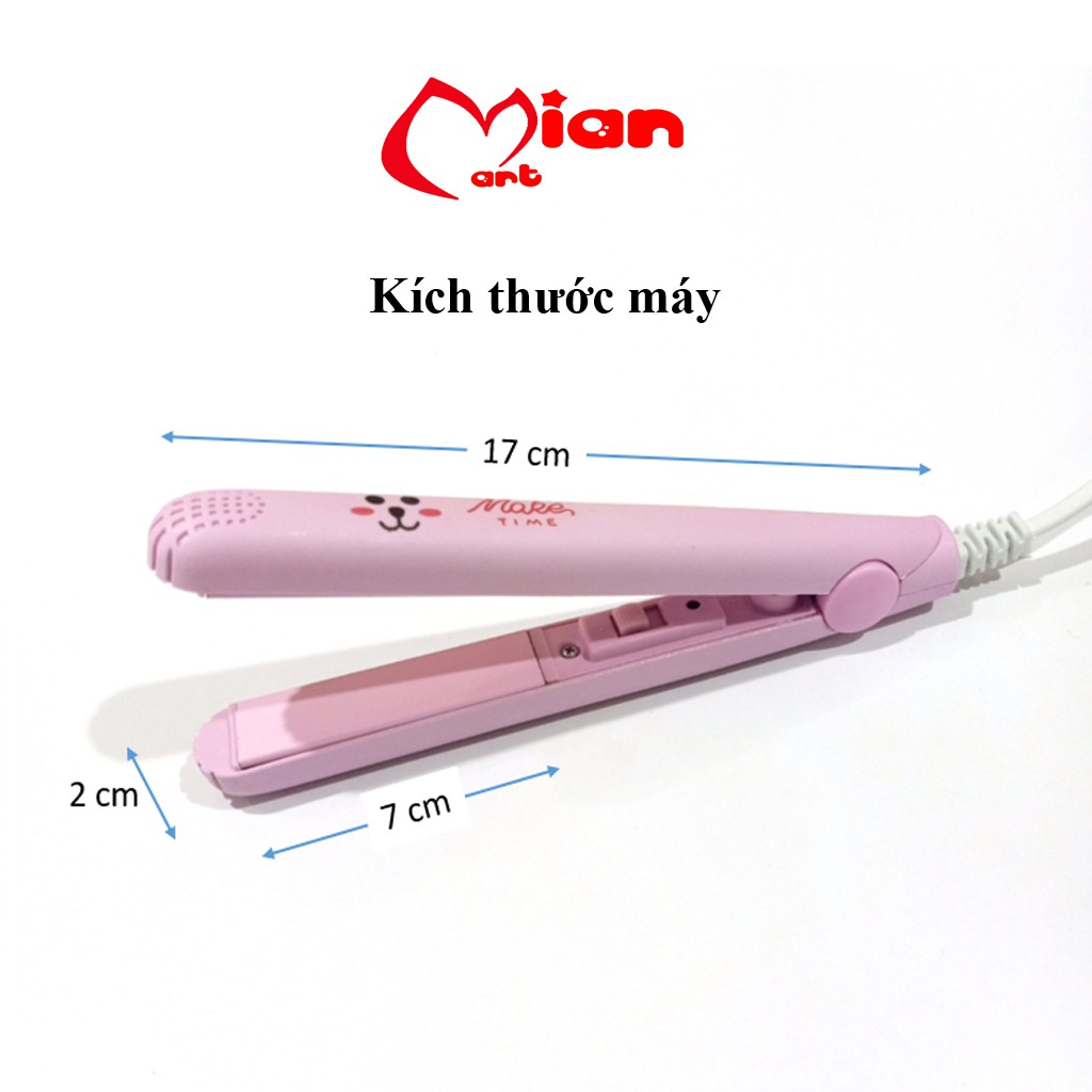 Máy ép tóc máy là duỗi tóc mini du lịch MAKE TIME đa năng siêu tiện lợi – MIAN MART