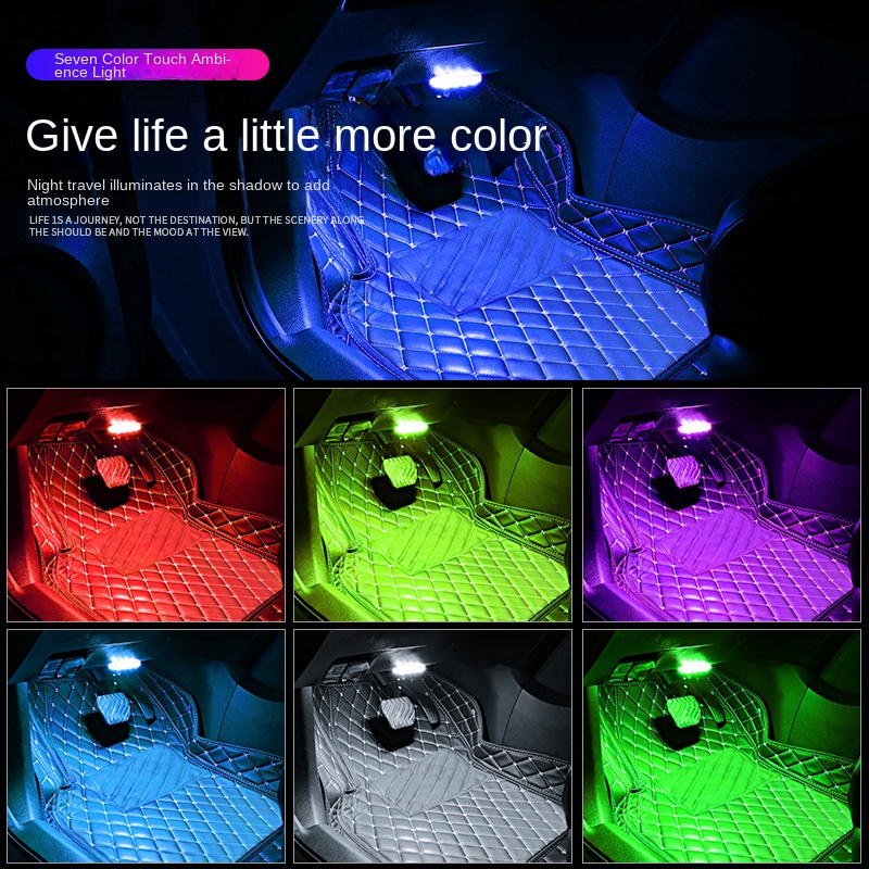 Đèn LED USB Không Dây Cảm Ứng Độ Sáng Cao Có Thể Sạc Lại Cho Xe Hơi