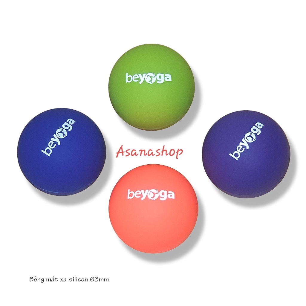 Bóng Mát Xa, Silicon Cao Cấp, Đặc, Đàn Hồi Tốt, Đường Kính 63mm, Hãng beYoga Đài Loan