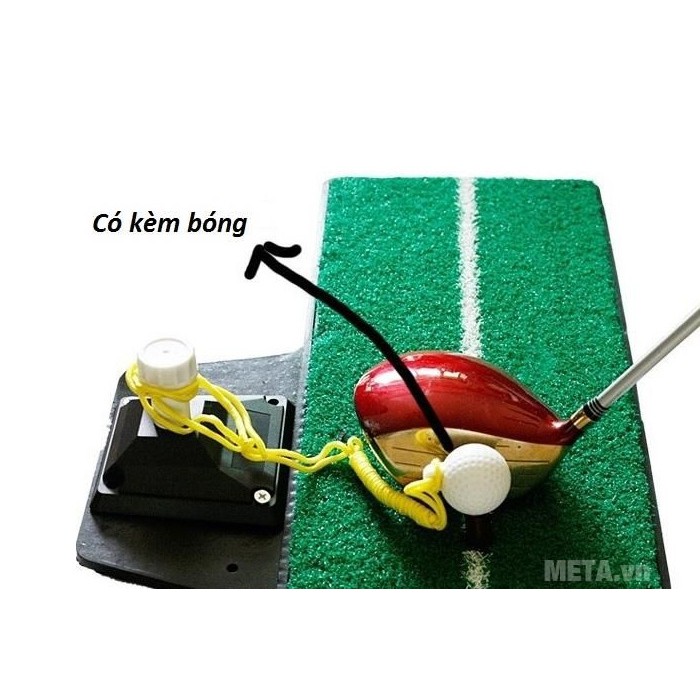 Thảm tập swing Golf Swing Mat chính hãng PGM tặng kèm tee cao su và bóng tập, chơi golf tại nhà swing golf