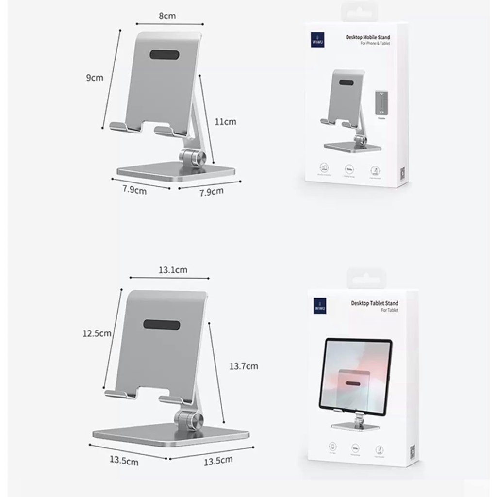 Giá Đỡ Điện Thoại, Máy Tính Bảng WiWU ZM304 / ZM305 Để Bàn - Hàng Chính Hãng - Giá đỡ Iphone