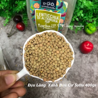 Đậu lăng xanh hữu cơ Sotto 400gr