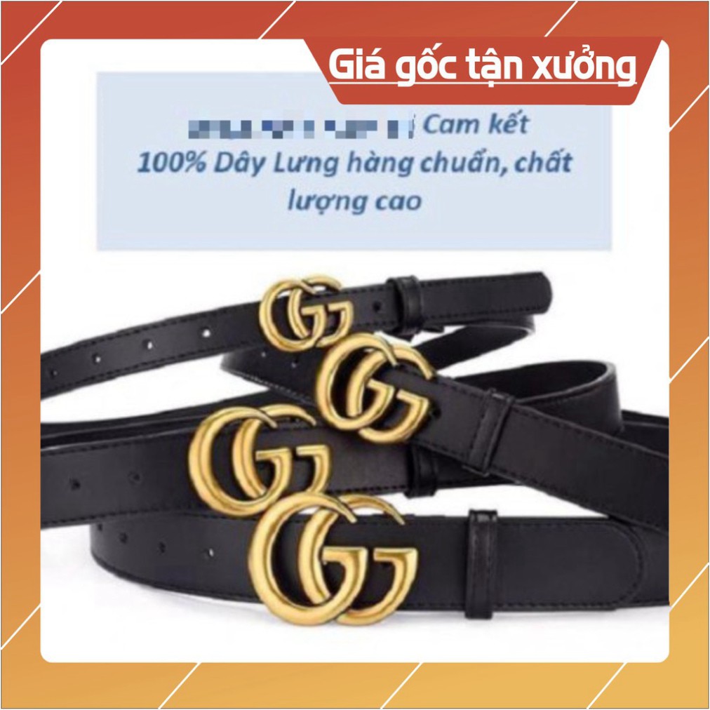 [HOT HITTT] Sản phẩm bán chạy [HÀNG CAO CẤP ] Thắt Lưng Nữ GC, Dây Lưng Nữ GC Siêu Sang Chảnh Chất Liệu Da Thật - Dây Nị