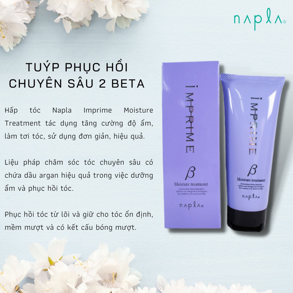 Kem hấp tóc Imprime Moisture Treatment Beta Napla Nhật Bản