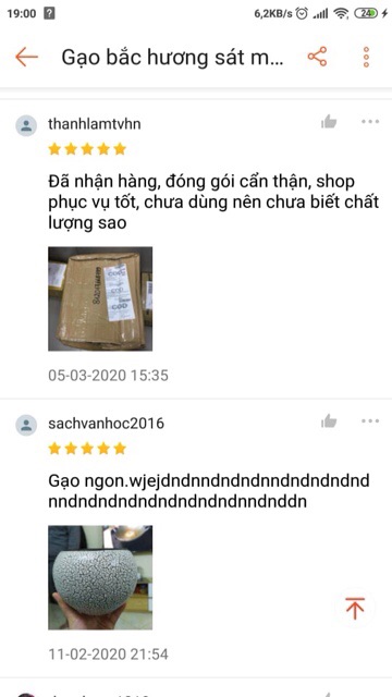 5kg gạo bắc hương