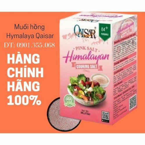 Muối Hồng Hymalaya Qaisar❤️FREE SHIP❤️Chữa đau răng, viêm họng, chống lão hóa, bảo vệ làn da