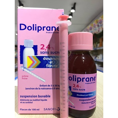 Hạ sốt DOLIPRANE Pháp thần thánh lọ 100ml!!!