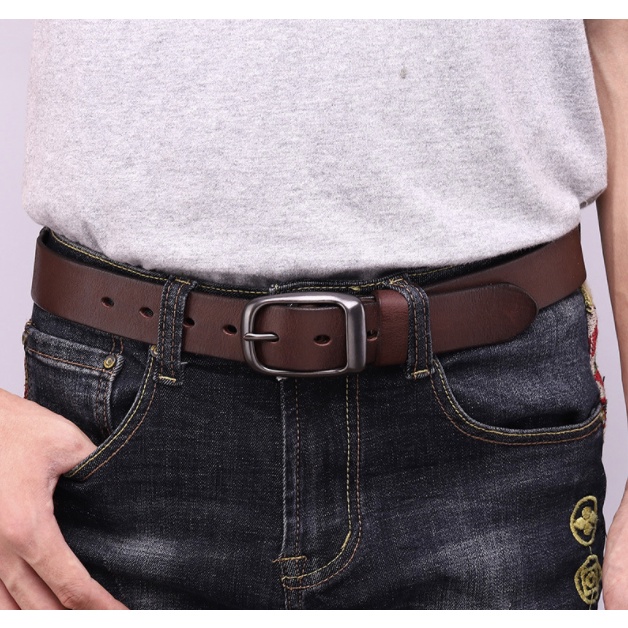 Thắt lưng da Retro 1 kim ( 3.3mm)