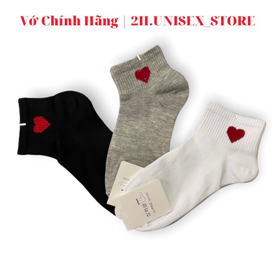 VỚ TẤT NAM NỮ UNISEX CỔ NGẮN CHẤT COTTON MỀM MÁT 2H.UNISEX_STORE