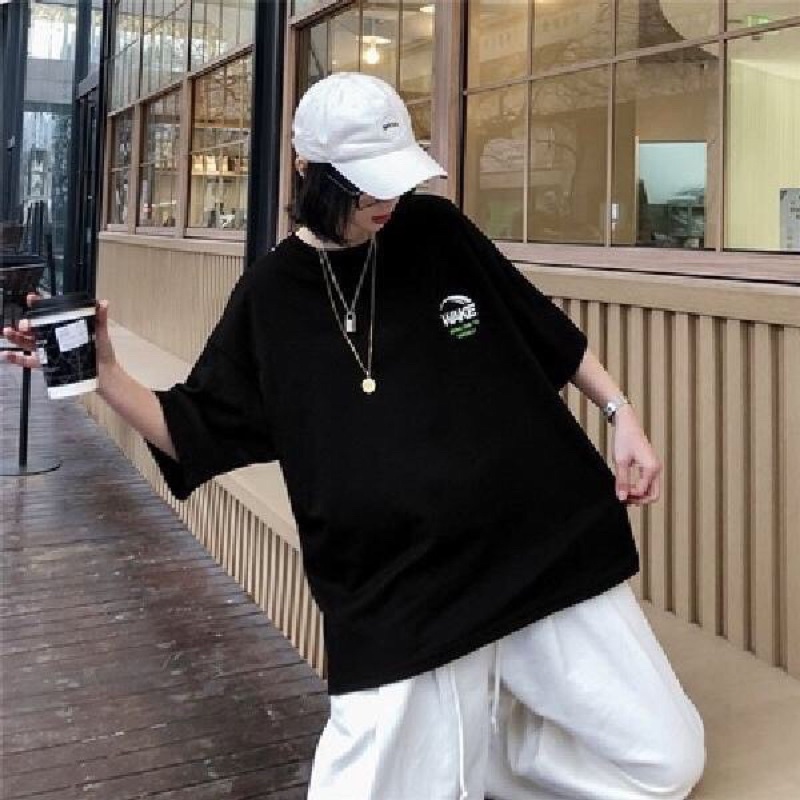 Áo Thun Phông Tay Lỡ Unisex Freesize Phônng Form Rộng WAKE MORE Mẫu Mới 2022