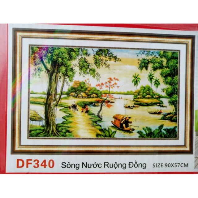 Tranh đá phong cảnh DF340-chưa đính