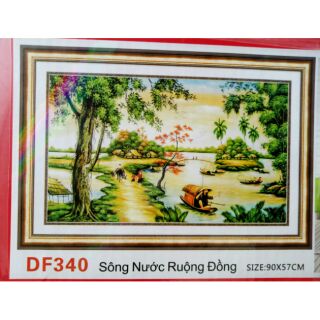 Tranh đá phong cảnh DF340-chưa đính