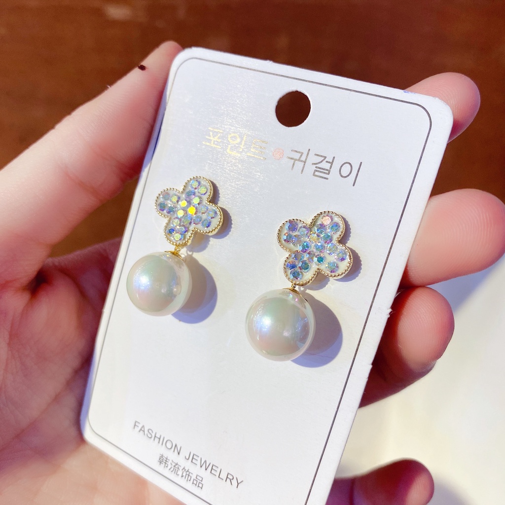 Bông Tai Nữ Cá Tính Đính Đá Cao Cấp Mang Phong Cách Hàn Quốc  - 564