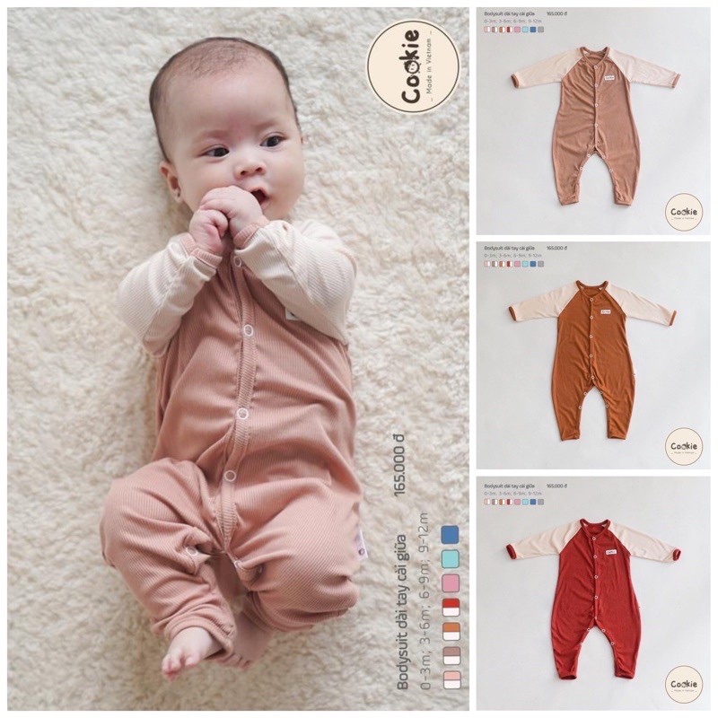 Body cài chéo, bodysuit, sleepsuit siêu xinh cho bé