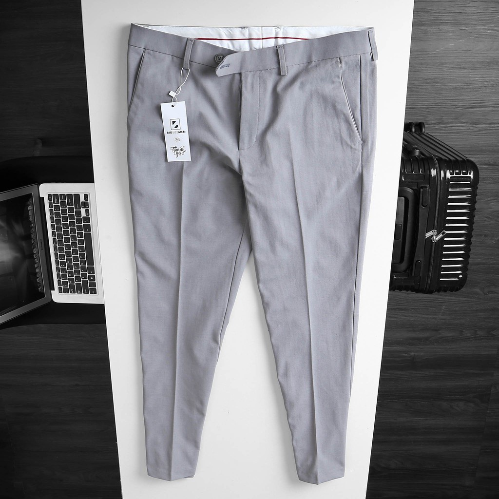 Quần tây nam ống đứng bigsize tuyết mưa đủ màu - 85-130kg