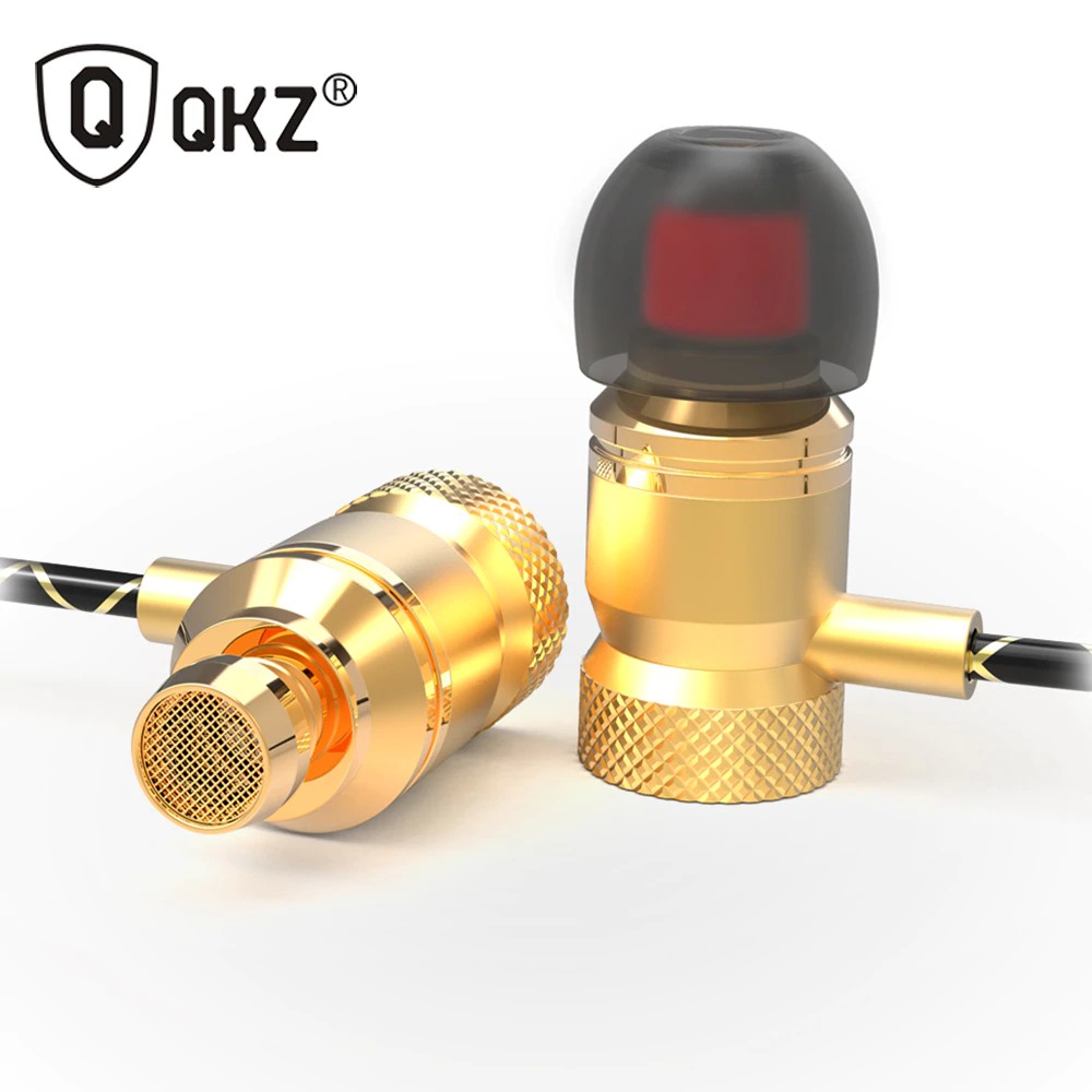 QKZ Newest Metal Earphones In-Ear Bass Headset For Phone Audifonos DJ Music Earphone HIFI Headset