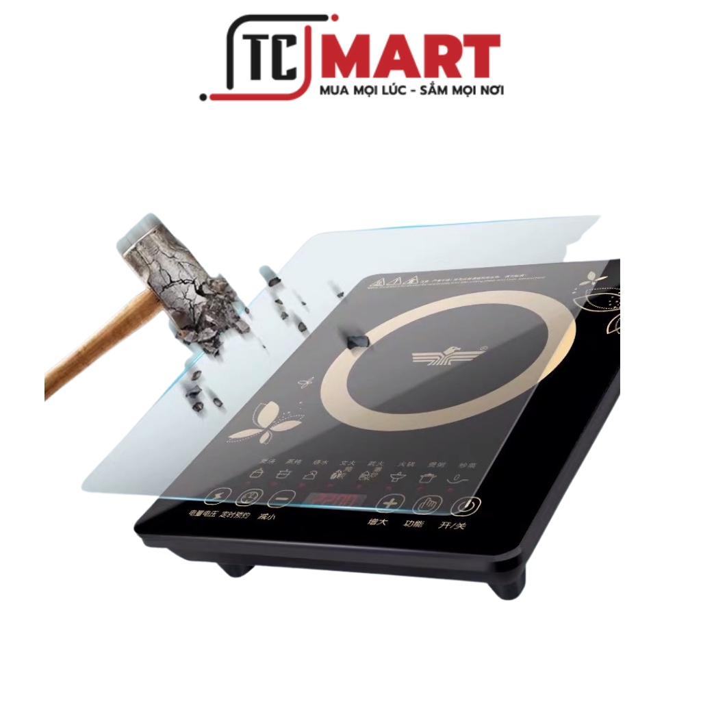 Bếp Điện Từ Media MD-BT1820 Tặng Kèm Nồi - Bếp Từ Đơn Phím Cơ NK- Media MD-BT1820 Công Suất 2000W- Bảo Hành 12 Tháng