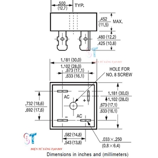 DIODE CẦU 50A - KBPC5010