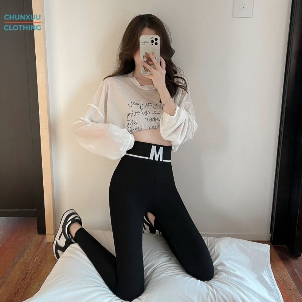 [Mã BMLTA50 giảm 50K đơn 150K] Quần legging nữ Chunxuu gân tăm tôn dáng gợi cảm co dãn 4 chiều thông thoáng - LG01