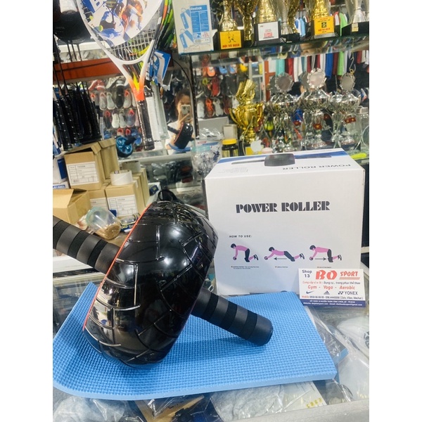 Con Lăn Tập Bụng 1 bánh POWER ROLLEL Cao Cấp
