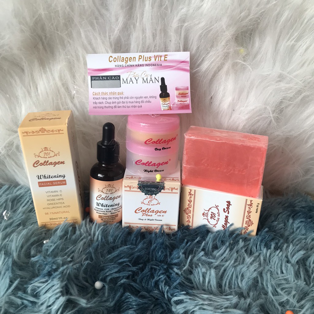 Combo Bộ Kem Colagen plus vit e cao cấp [ Chính Hãng ]