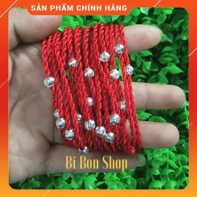 40 Dây chỉ đỏ bi bạc