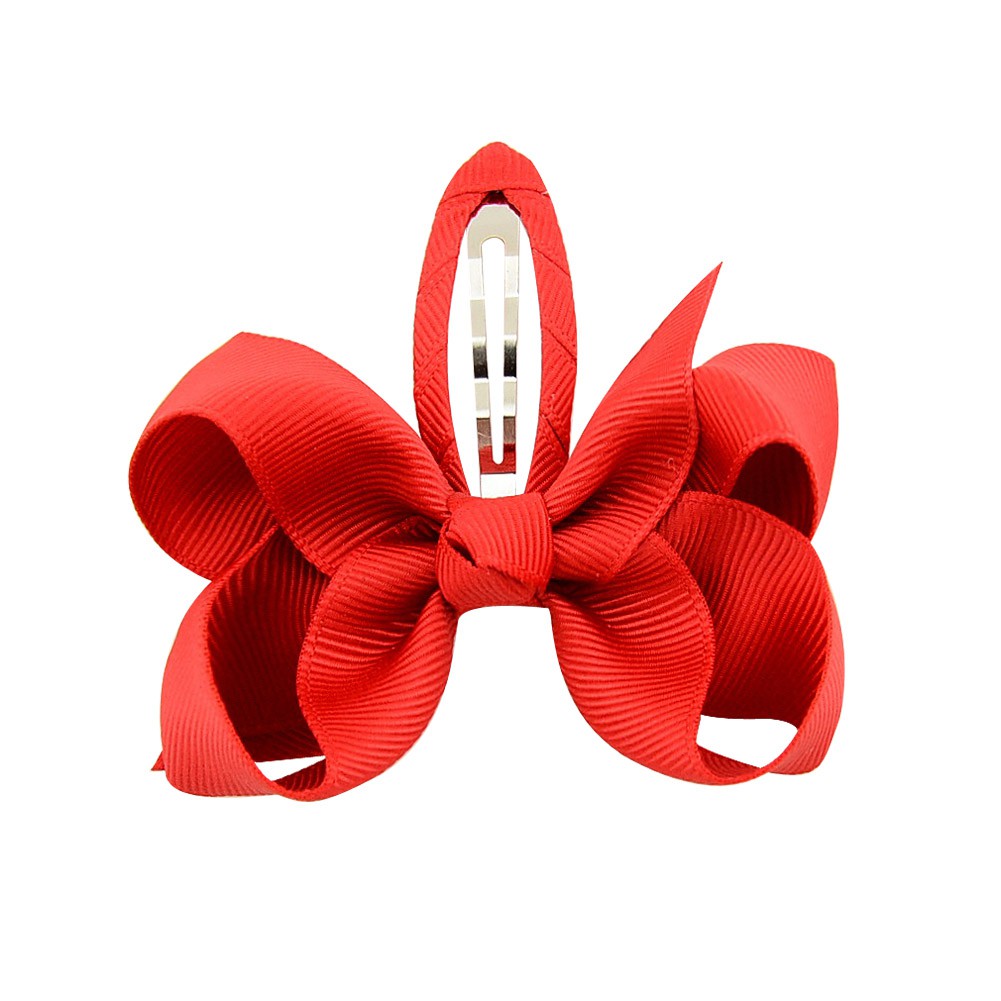 Kẹp nơ ruy băng sọc KIDSBOWS xinh xắn cho bé gái