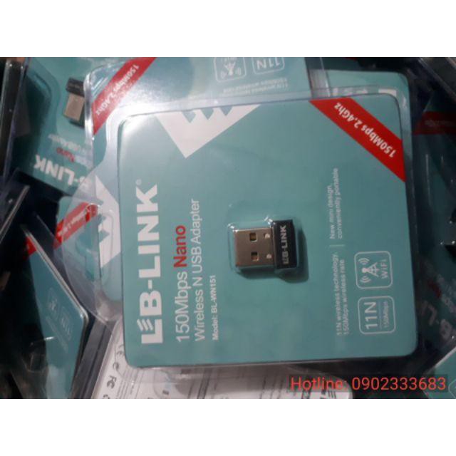 USB thu WIFI LB LINK NANO BL WN151, tiện lợi dùng cho laptop