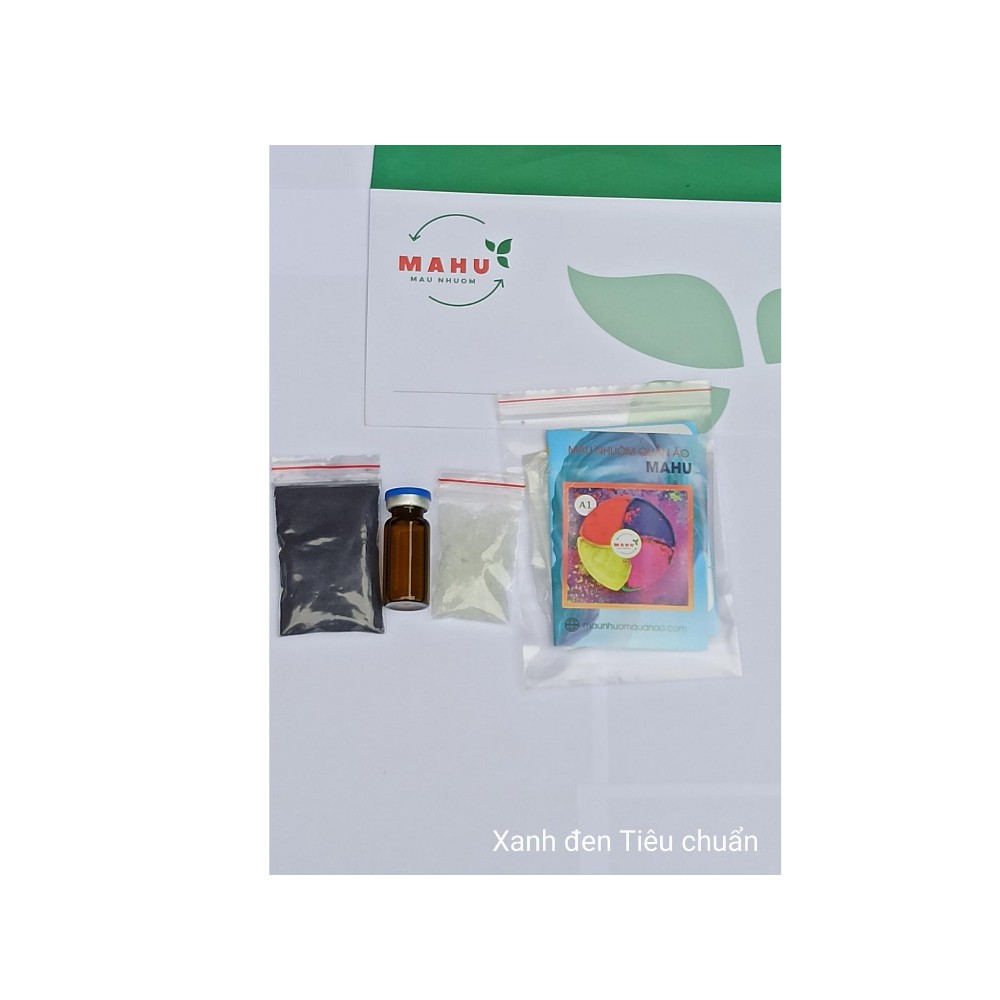 Thuốc nhuộm quần áo, màu Xanh đen MAHU_XANHDENA1