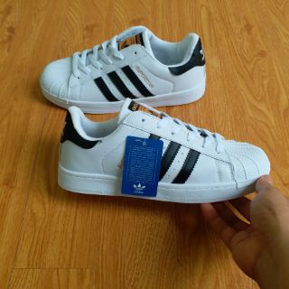 Giày adidas superstart sò tem vàng Nam nữ