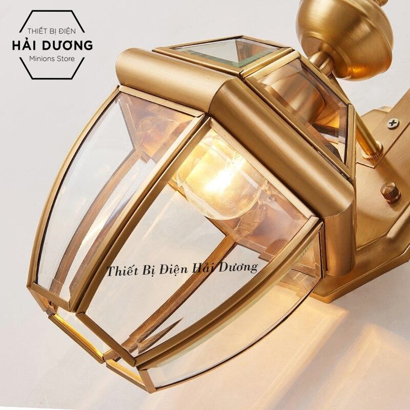 Đèn Gắn Tường Cao Cấp Đồng Nguyên Chất Cổ Điển Trang Trí 0600S - Đã bao gồm bóng