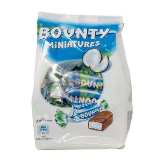 THÙNG 14 GÓI KẸO SOCOLA DỪA BOUNTY MINIATURES 150G