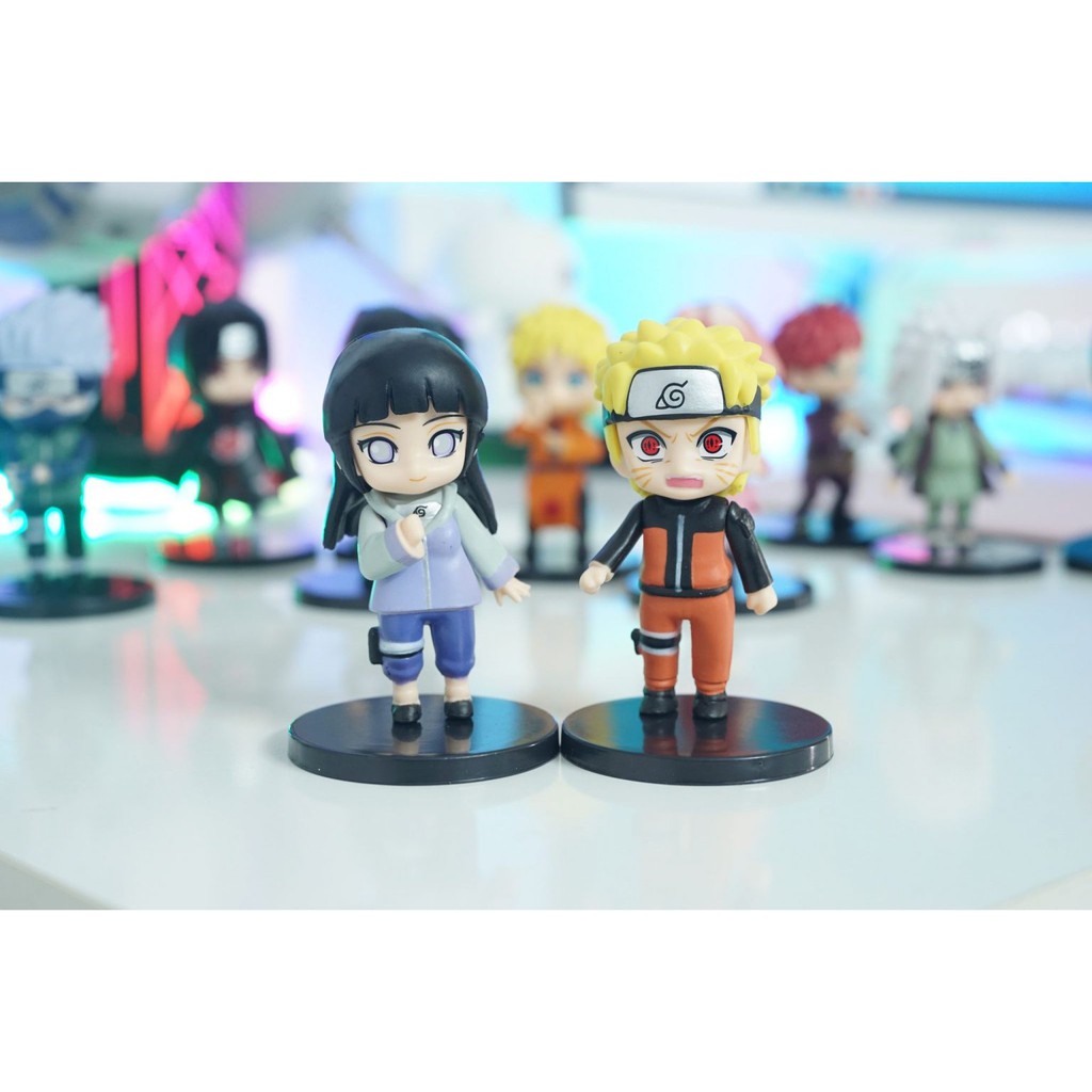 SET 12 MÔ HÌNH NARUTO CHIBI 7CM