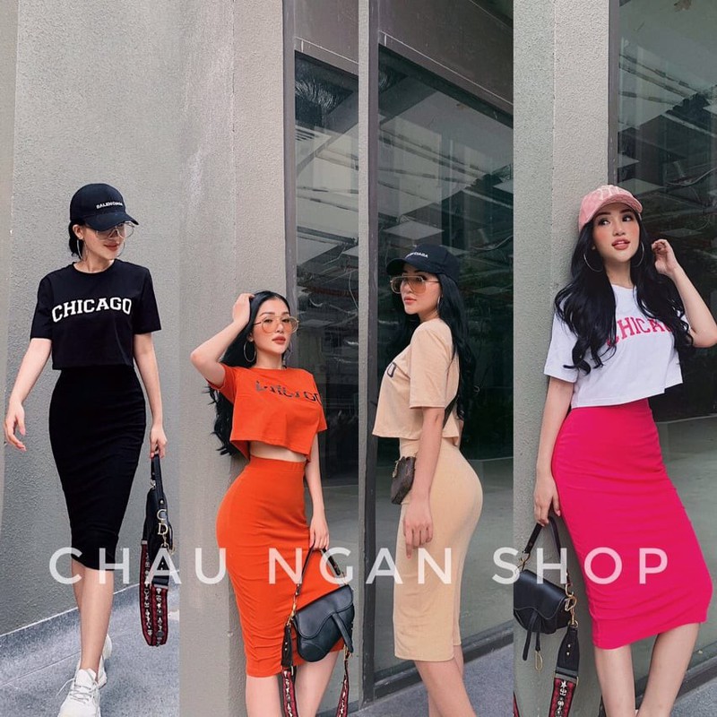Set Crotop Chân Váy Body lên Form chuẩn,siêu xinh (kèm ảnh thật)