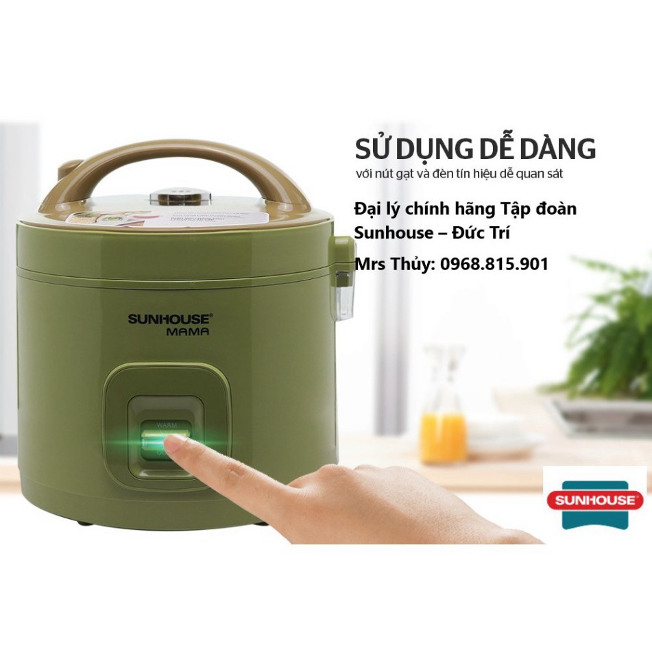 Nồi cơm điện Sunhouse 1.8L MAMA SHD8665G