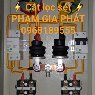 Tủ cắt lọc sét 1 pha cho nguồn điện AC