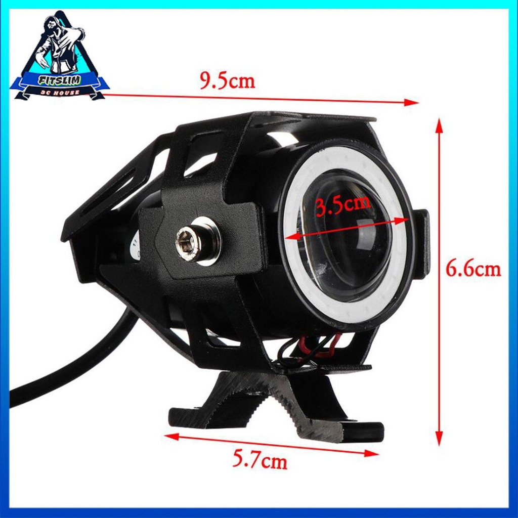 Đèn chiếu sáng ngoài U7 Đèn laser xe máy không thấm nước Đèn chiếu sáng công suất thấp