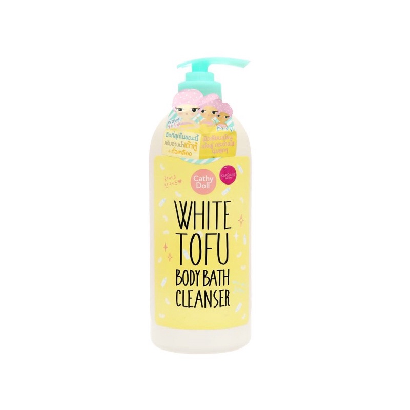 Sữa tắm dưỡng trắng da Tofu White Tofu Body Bath Cleanser Cathy Doll 750ml