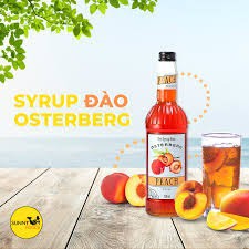 Siro Osterberg Đào (Peach Syrup) 750 ml - Pha Trà Đào Cực Ngon