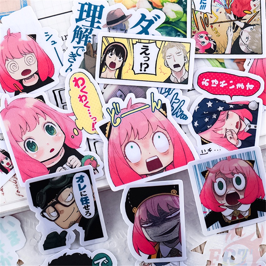 ★★★ Sticker Dán Trang Trí Nhật Ký Mini SPY×FAMILY Q-2 Anya ★★★ Bộ 60 Sticker Dán Trang Trí Album Thời Trang