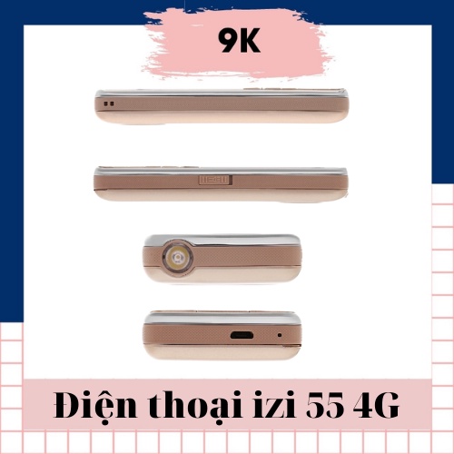 Điện thoại bàn phím, Điện thoại Masstel IZI 55 4G - MẠNG KHỎE PIN TRÂU - HÀNG CHÍNH HÃNG - BẢO HÀNH 1 ĐỔI 1