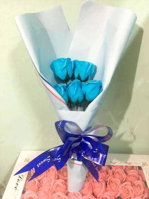 Quà tặng hoa hồng bó 5 bông