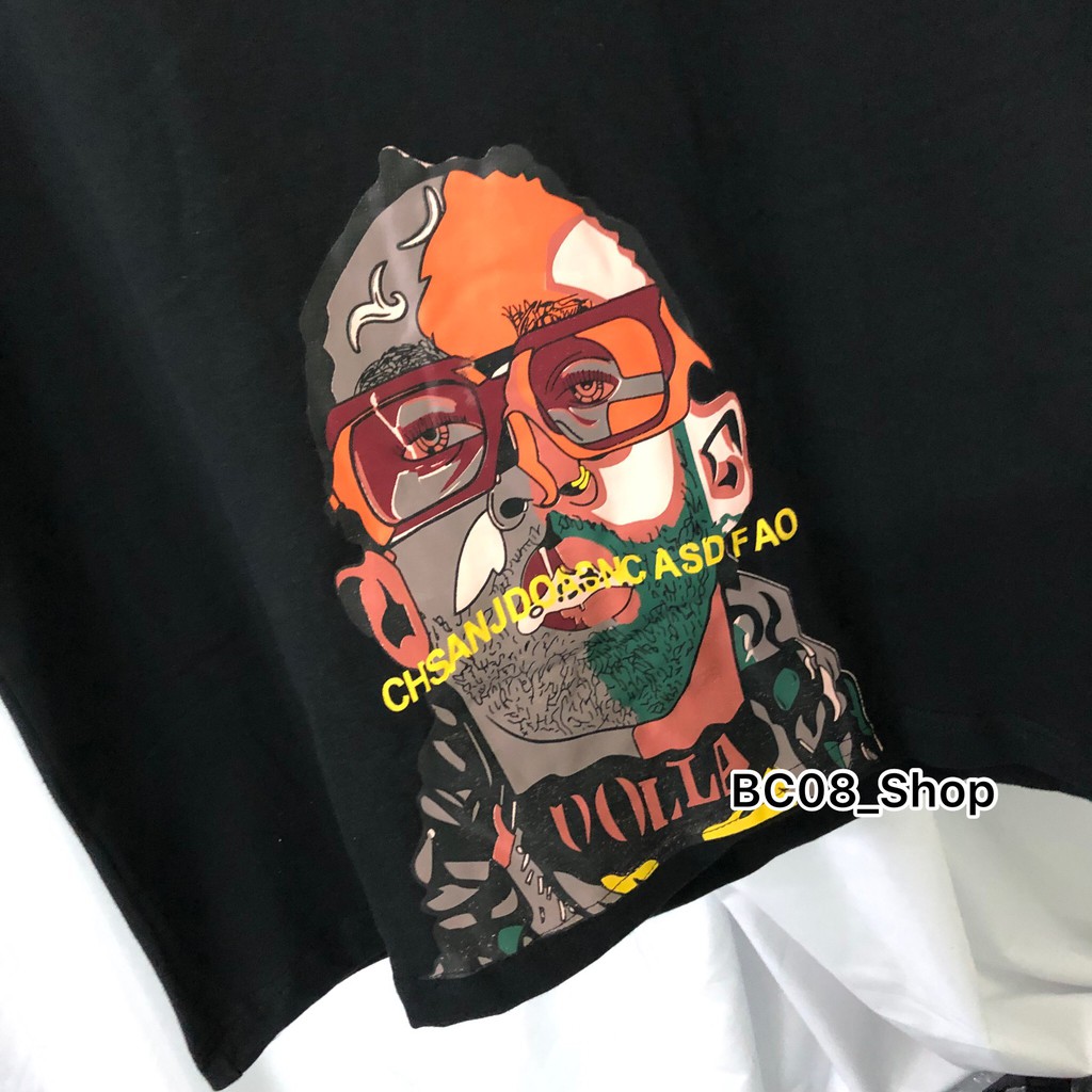 Áo thun DOLLA Tay lỡ phong cách ulzzang cực ngầu