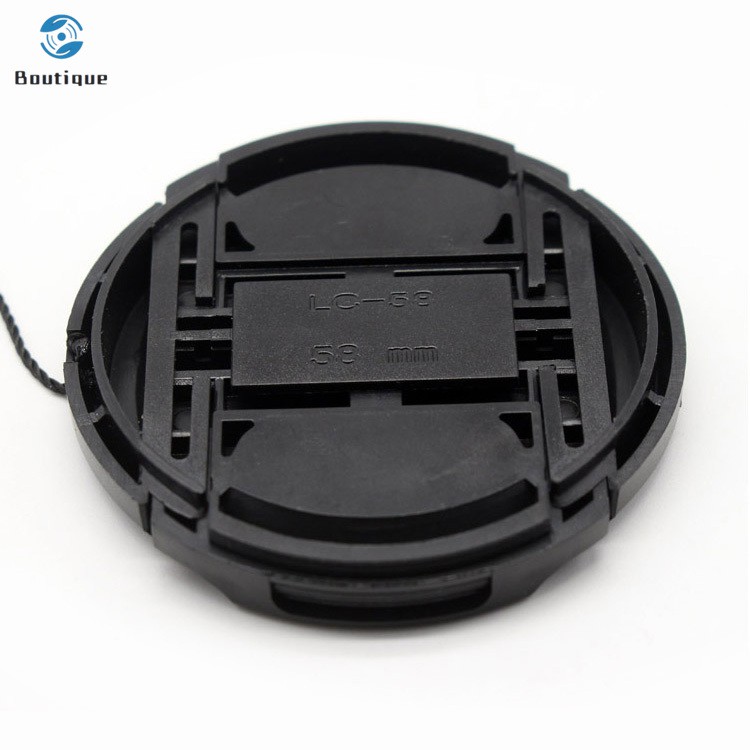 ✿♥▷ Camera Lens Cap With Anti-lost Rope Protection Cover for Cancon 49mm/52mm/55mm/58mm