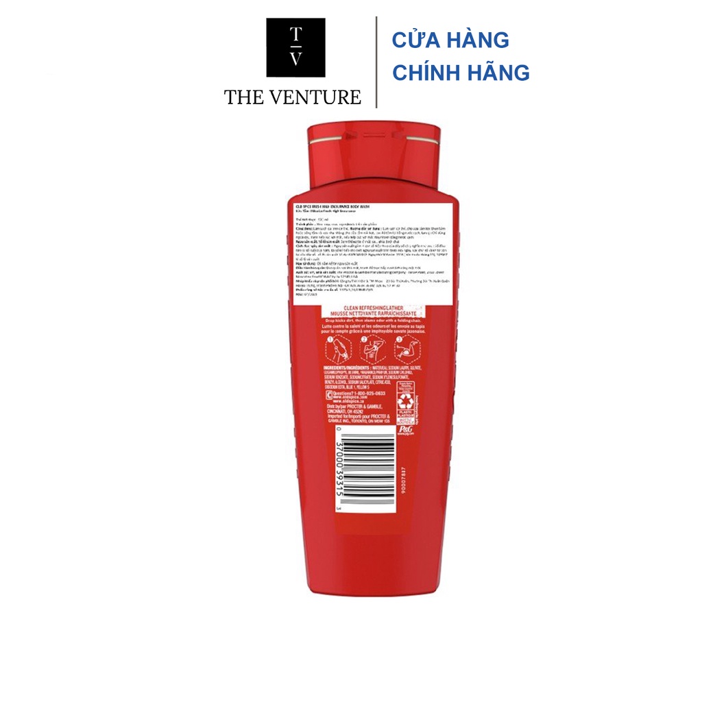 Sữa Tắm Old Spice Fresh High Endurance Body Wash Chính Hãng - 532ml