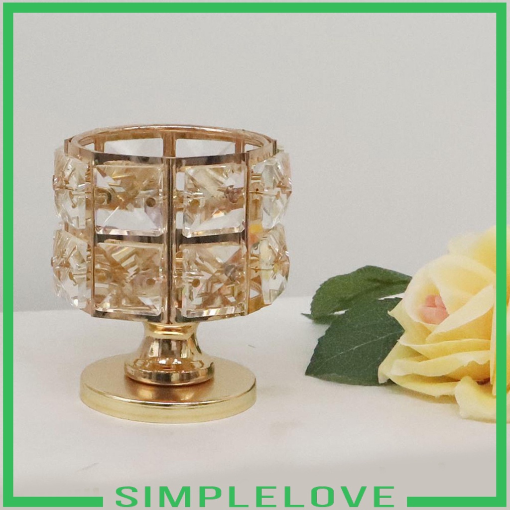 [Crystal Votive TeaLight Candle Holder Candlestick Wedding Home Table Decor